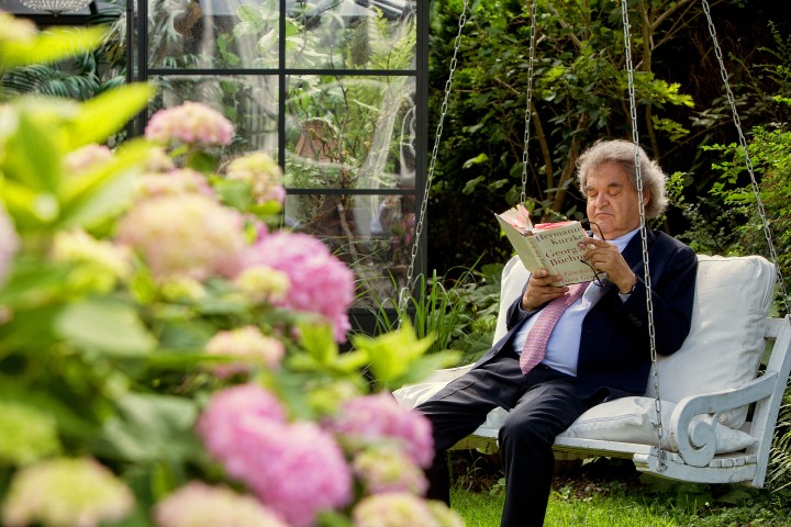 Entspanntes Lesen in unserem Münchner Garten<br />
